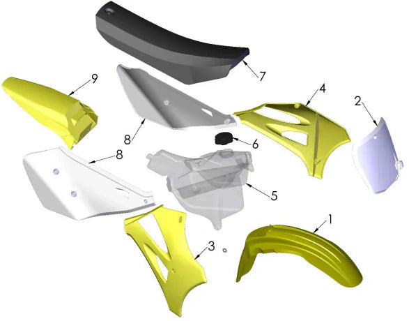 2021 Cobra CX65 - BODYWORK - SEAT - TANK